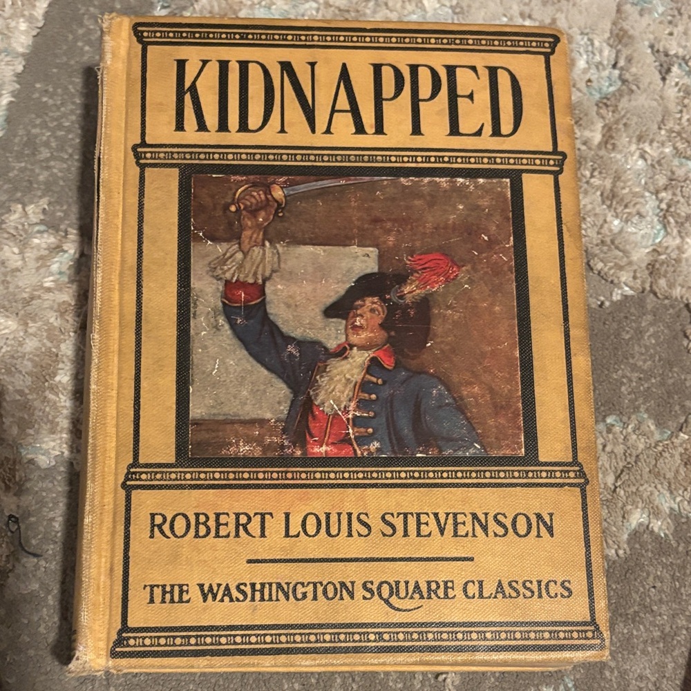 Collectible Vintage “Kidnapped” by Robert Louis Stevenson with 1928 Dedication
